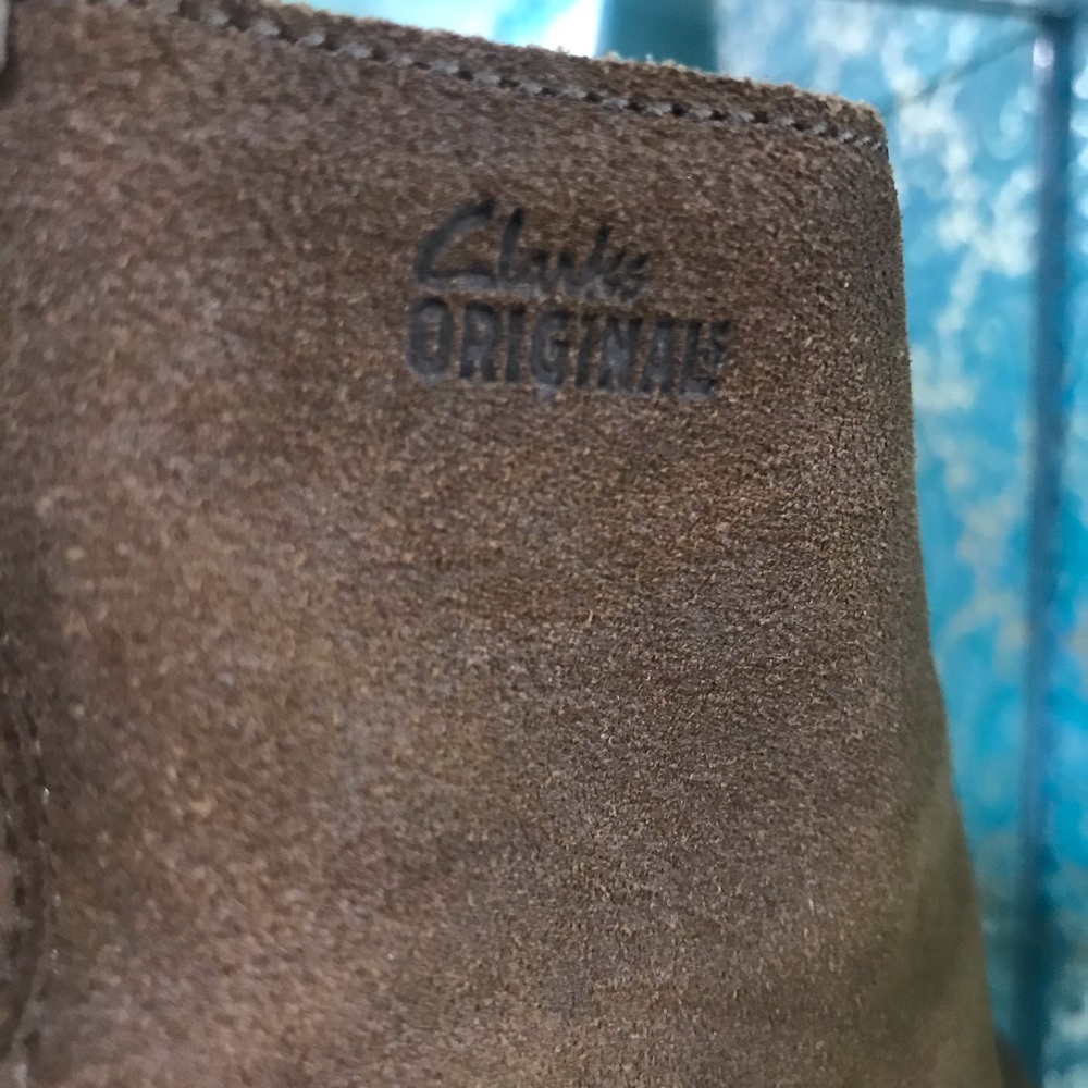 Clark’s Mod Ankle Boots In Brown-Gray Suede - image 3